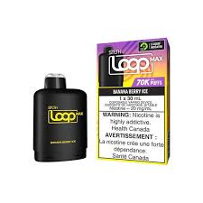 Stlth loop max pod pack - Banana Berry Ice[Ontario stamped]